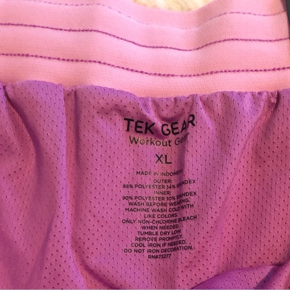 Tek Gear Workout Gear Wicking Shorts, Size XL - Picture 4 of 6